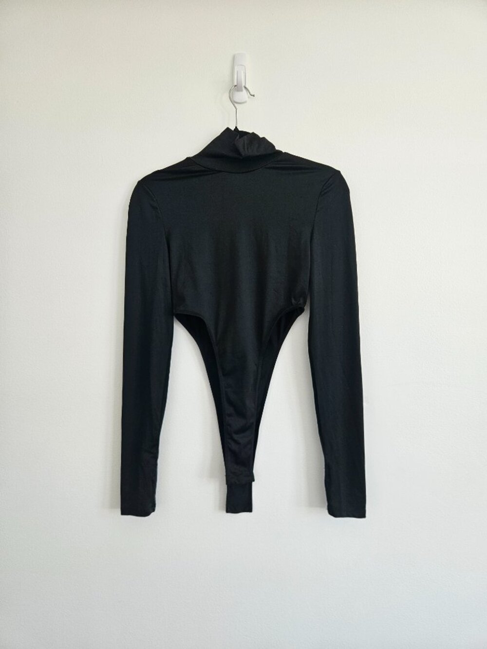 NEW Soly Hux S Small Black Bodysuit Turtleneck Thumbholes